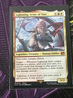 1x Lightning, Army of One NM Eng MTG - Final Fantasy - Image 5