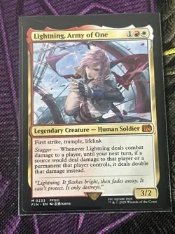 1x Lightning, Army of One NM Eng MTG - Final Fantasy - Image 6