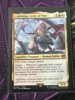 1x Lightning, Army of One NM Eng MTG - Final Fantasy - Image 7