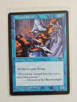 Winged Sliver - Tempest - LP - MTG Magic - Common - Creature - Image 2
