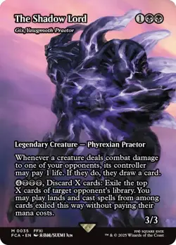 The Shadow Lord - Gix, Yawgmoth Praetor (Showcase) Final Fantasy: Through the Ages Regular - Image 1