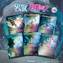MTG Secret Lair x Hatsune Miku -  Winter Diva FOIL English NEW - Image 4