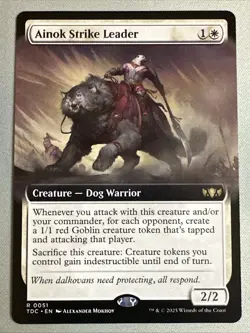MTG / Ainok Strike Leader / TDC / #0051 / Regular (Extended Art) / Rare / NM - Image 1