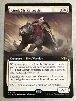 MTG / Ainok Strike Leader / TDC / #0051 / Regular (Extended Art) / Rare / NM - Image 3