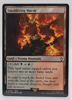 Smoldering Marsh R #425 FIC EN MTG Final Fantasy FF6 FFVI RARE - FREE SHIP - Image 1