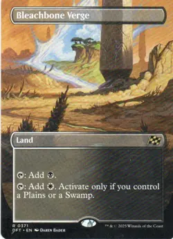 MTG: Aetherdrift: Borderless Bleachbone Verge: Lightly Played Condition - Image 1