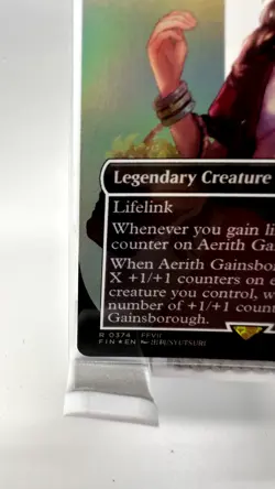 Aerith Gainsborough (Borderless) Final Fantasy Foil, 374, NM, Fast Shipping - Image 4