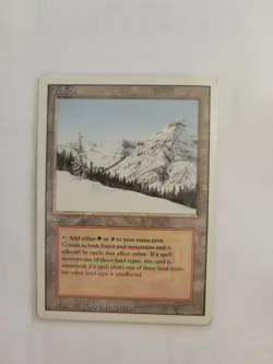 MTG Magic the Gathering Revised Dual Lands Taiga - Image 1