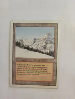 MTG Magic the Gathering Revised Dual Lands Taiga - Image 3