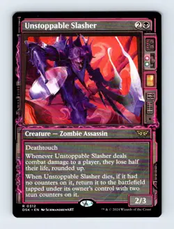 #312 2024 Duskmourn: House of Horror Unstoppable Slasher Rare - Image 3