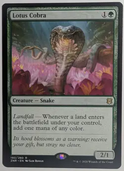 Lotus Cobra x1 Zendikar Rising Magic the Gathering MTG LP/NM - Image 6