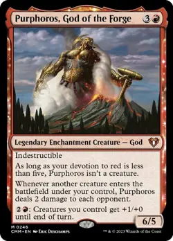 [1x] Purphoros, God of the Forge Near Mint, English Commander Masters MTG Magic - Image 2
