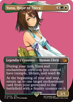 Yuna, Hope of Spira (Borderless) Final Fantasy Regular - Image 1