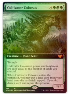 Cultivator Colossus - NM - EXTENDED ART FOIL - MYTHIC - MTG Magic The Gathering - Image 2