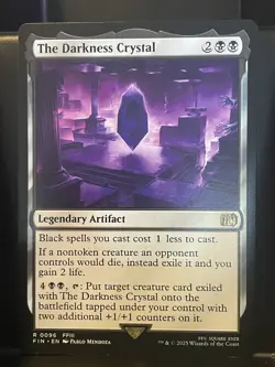 The Darkness Crystal #96 NM/M Final Fantasy MTG Magic Black Artifact Rare Card - Image 2