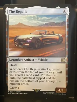 The Regalia #267 NM/M Final Fantasy MTG Magic Rare Card FF15 Colorless - Image 1