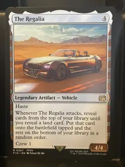 The Regalia #267 NM/M Final Fantasy MTG Magic Rare Card FF15 Colorless - Image 2