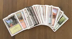 Vintage MTG Magic Land Lot (47 cards) -Various Sets -Revised, 4th, 5th, 6th, 8th - Image 1