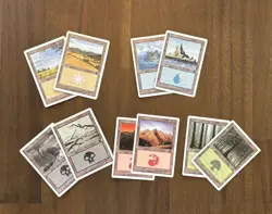 Vintage MTG Magic Land Lot (47 cards) -Various Sets -Revised, 4th, 5th, 6th, 8th - Image 10