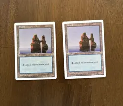 Vintage MTG Magic Land Lot (47 cards) -Various Sets -Revised, 4th, 5th, 6th, 8th - Image 8