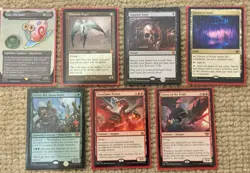 MYTHIC/RARE high value Mtg Final Fantasy lot of 20 with Vivi golden stamped art - Image 7