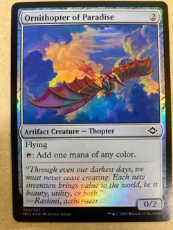 MTG 1x FOIL Ornithopter of Paradise Modern Horizons 2 Magic the Gathering x1 NM - Image 1