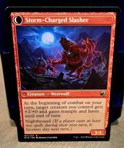magic the gathering - Reckless Stormseeker/Storm-Charged Slasher - Human Werewof - Image 2