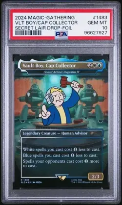 Vault Boy, Cap Collector (Foil) - #1483 - MTG: Fallout SLD - PSA 10! - Image 1