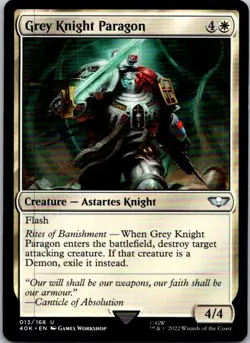Magic the Gathering Grey Knight Paragon Warhammer 40,000 Commander MTG - Image 2