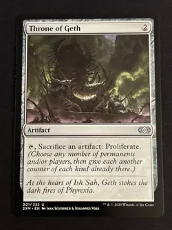 1x Throne of Geth (310) Double Masters LP MTG Magic the Gathering x1 MKE - Image 1