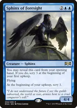 1x NM Sphinx of Foresight - Ravnica Allegiance [MTG] pack fresh - Image 1