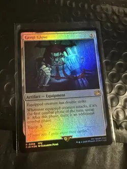 Genji Glove #258 (Foil) (NM) Final Fantasy FIN Magic MTG - Image 2