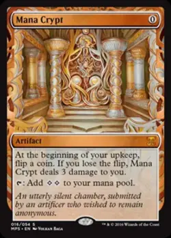 MTG English Mana Crypt NM Foil Kaladesh Inventions Trading Card - Image 1