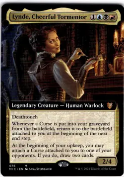 Magic The Gathering Lynde, Cheerful Tormentor (Extended Art) Mythic #76 - Image 1