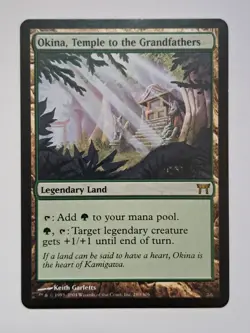 Okina, Temple to the Grandfathers Moderately Played Champions of Kamigawa MTG - Image 1