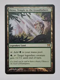 Okina, Temple to the Grandfathers Moderately Played Champions of Kamigawa MTG - Image 3