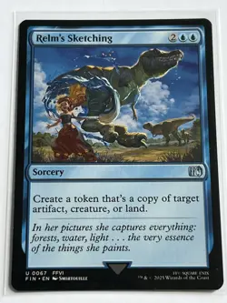 Relms Sketching 67  MTG Final Fantasy 2025  Mint - 9.0 +  Uncommon Non Foil - Image 15