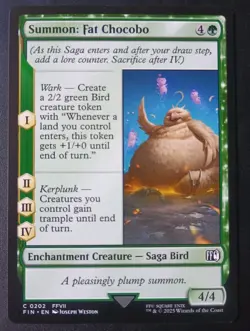MTG Final Fantasy - Summon Fat Chocobo - Image 2