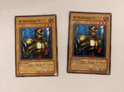 M-Warrior #2 x2 Lot YUGIOH Card LOB-077 92731455 - Image 1