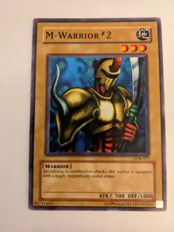 M-Warrior #2 x2 Lot YUGIOH Card LOB-077 92731455 - Image 4