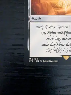 Sol Ring - Elven (0408) Commander: the Lord of the Rings: Tales of Middle-Earth - Image 6