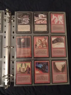 MTG The Dark COMPLETE NM/LP+ 119 English Card Set With  leather 3 Ring Binder - Image 11