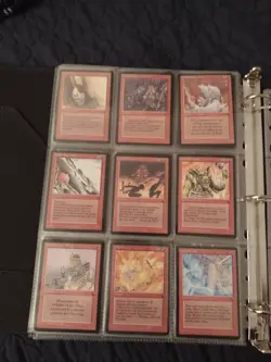 MTG The Dark COMPLETE NM/LP+ 119 English Card Set With  leather 3 Ring Binder - Image 12