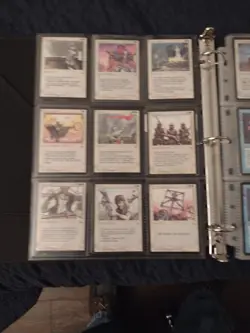 MTG The Dark COMPLETE NM/LP+ 119 English Card Set With  leather 3 Ring Binder - Image 24