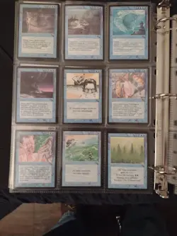 MTG The Dark COMPLETE NM/LP+ 119 English Card Set With  leather 3 Ring Binder - Image 8