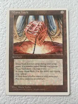 MTG Mana Vault Alternate 4th Edition Regular Rare - Image 1