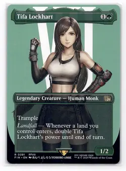 MTG Final Fantasy -Tifa Lockhart (Borderless Regular) R 0391 FIN - Image 1