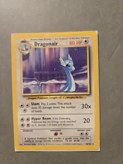 Dragonair Base Set Non-Holo Rare Pokémon TCG Card 18/102 MP Condition - Image 10