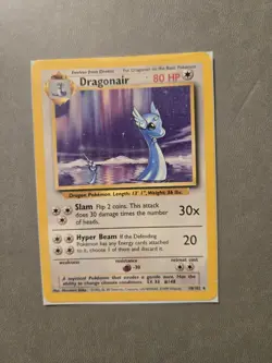 Dragonair Base Set Non-Holo Rare Pokémon TCG Card 18/102 MP Condition - Image 5