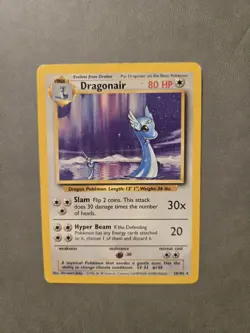 Dragonair Base Set Non-Holo Rare Pokémon TCG Card 18/102 MP Condition - Image 7